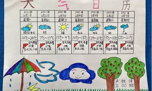 聊城一周天气预报手抄报_天气预报手抄报绘