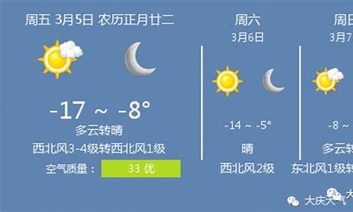 大庆10天气预报_大庆天气预报7天一周查询