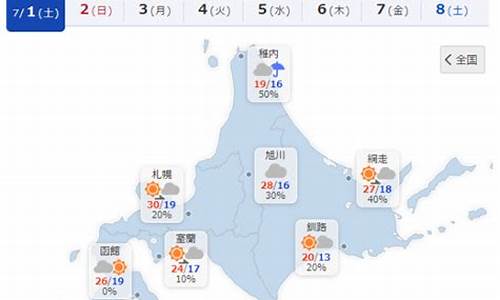 十月份北海道天气预报_北海道10月天气