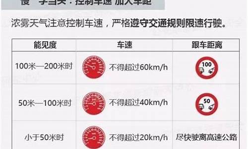 雨雾天开车注意事项_雨雾天气出车注意事项