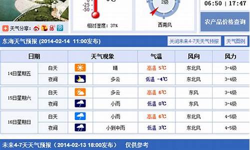 东海县天气预告_东海县天气预报素材